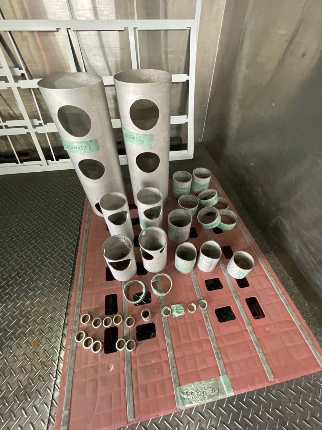 ブランク加工実績 SUS小径パイプ 高精度加工